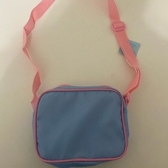 Vintage 1989 Sanrio Cheerleader Teddy Bear Mini Purse Feather Pom Pom Blue NWT - Picture 7 of 10